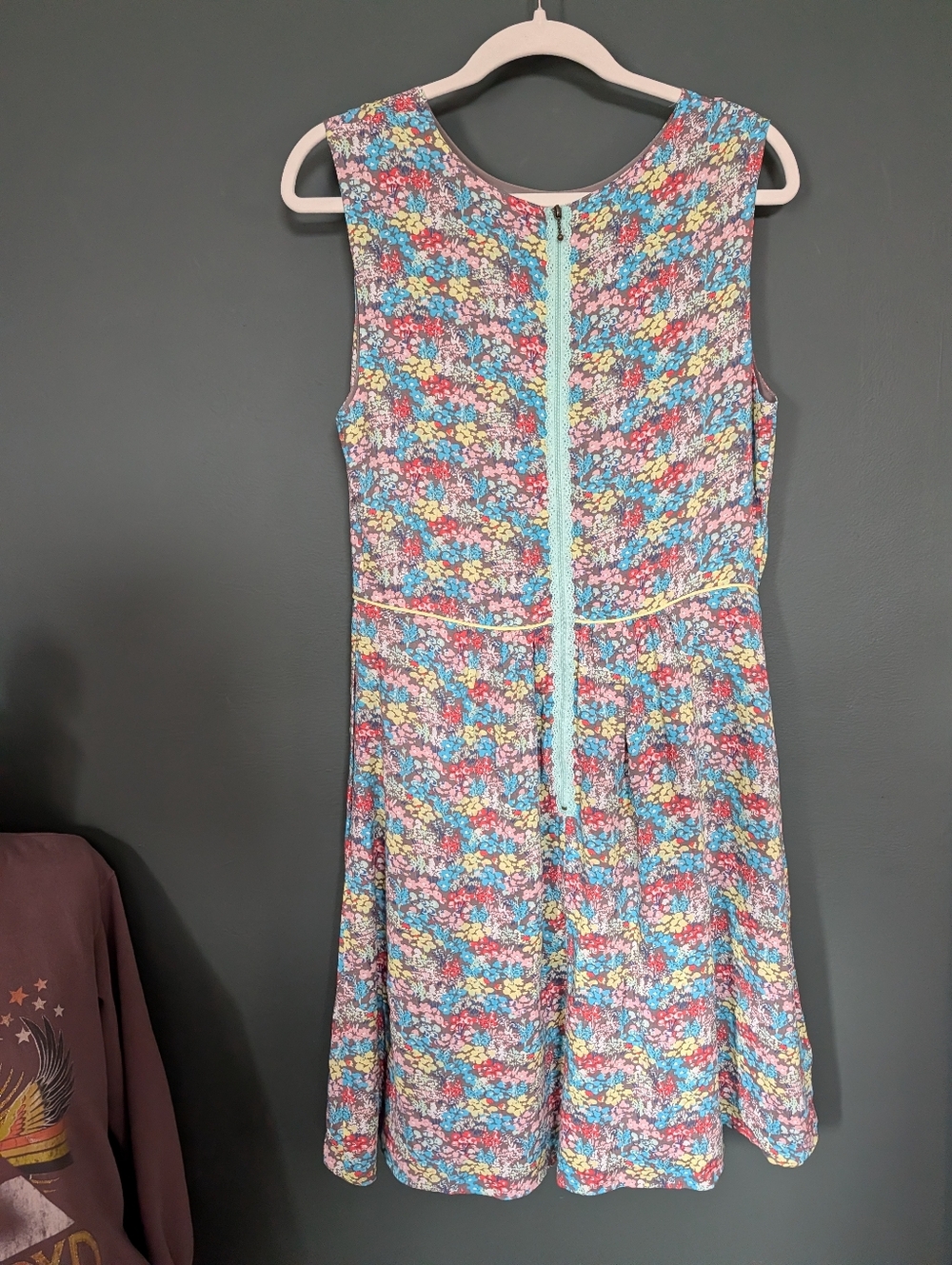 Matilda Jane Hello Lovely Multicolor Floral Sleeveless Mini Dress 0035 - Picture 7 of 8